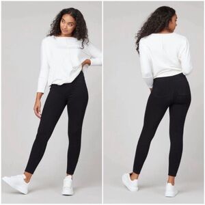 SPANX‎ jeanish black ankle leggings size XS
